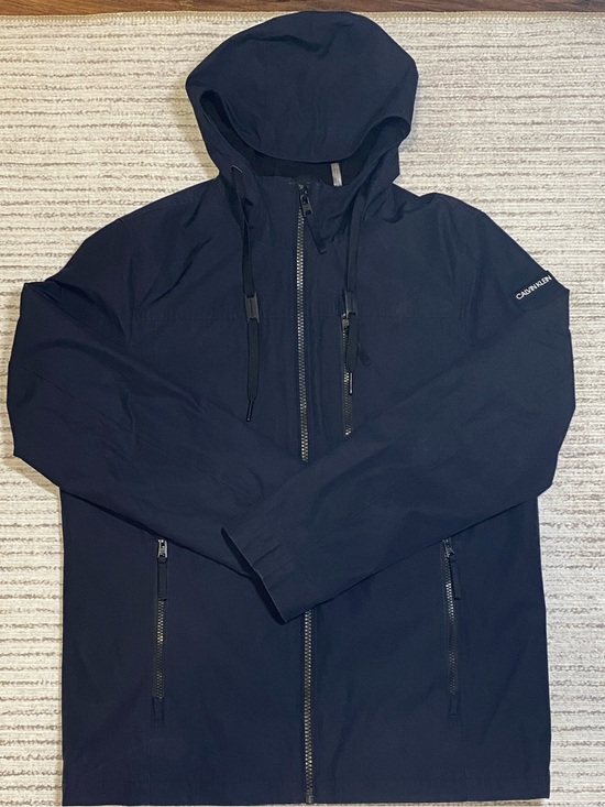Calvin Klein Other - Calvin Klein‎ Navy BlueHooded Jacket Size S Men’s Lightweight Coat
